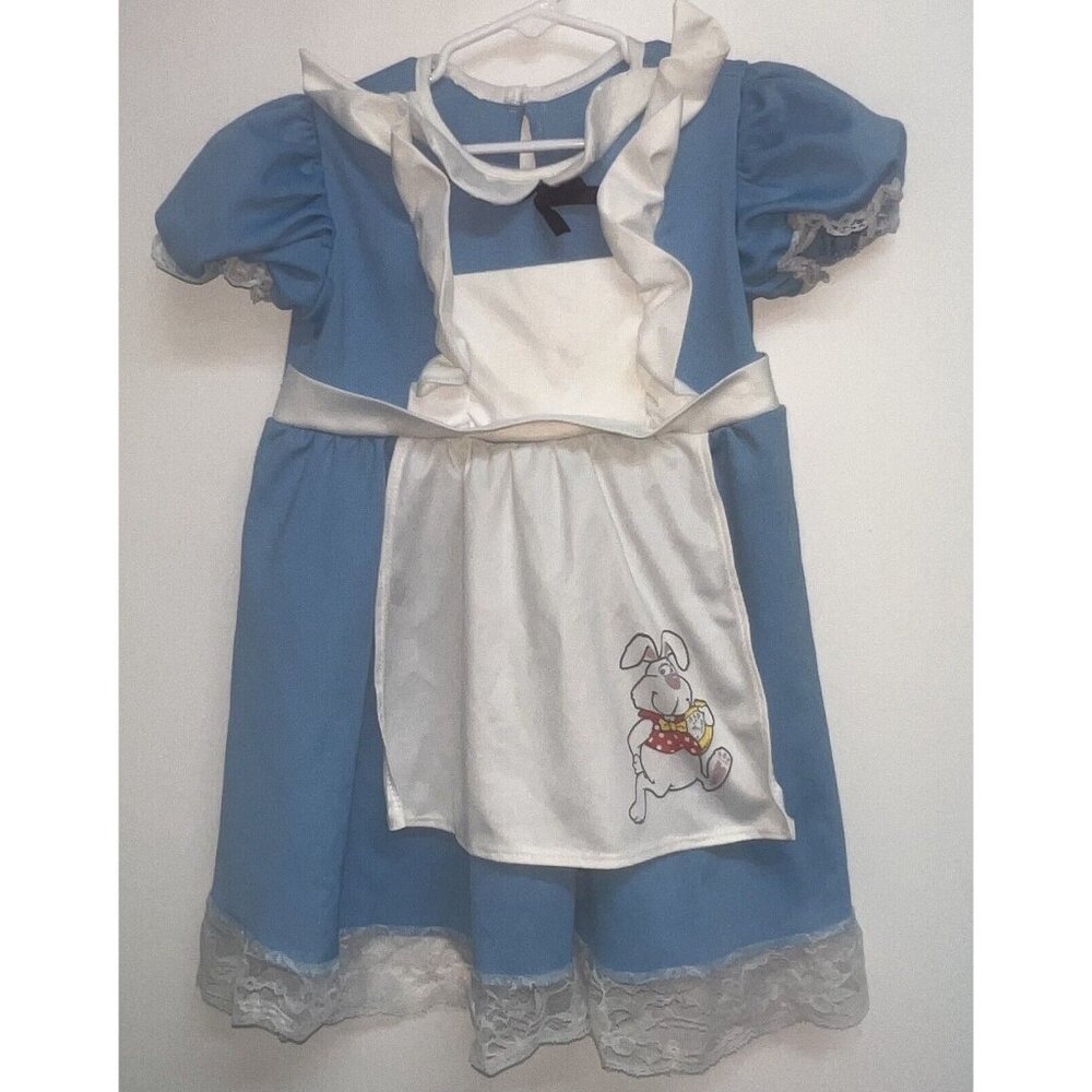 Lil Alice In Wonderland Halloween Costume Dress Up Toddler Girls Large 4-6
